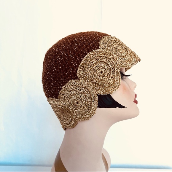 Roman Keflay Hand Crochet 20’s Style Hat - Picture 10 of 16